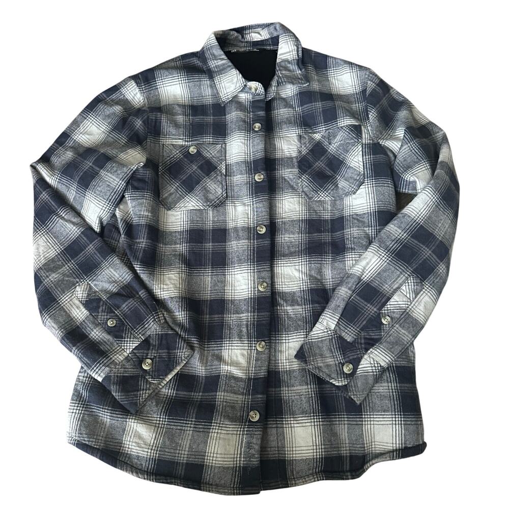 Travis Mathew Mens Shacket Fleece Lined Plaid - Size Small